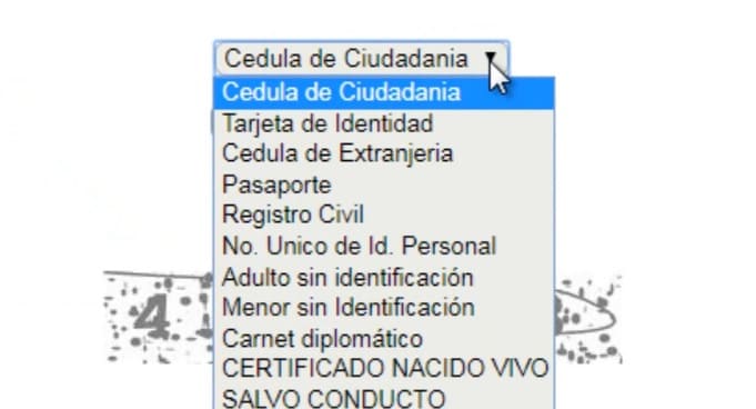 cedula de ciudadania ADRES