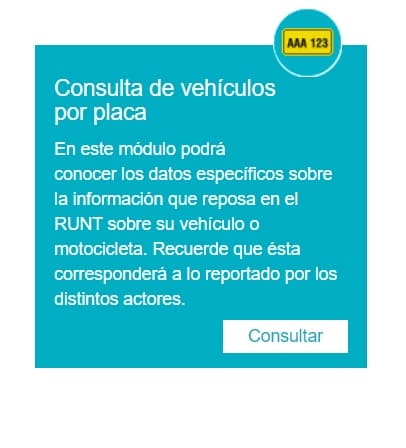consulta por placa RUNT